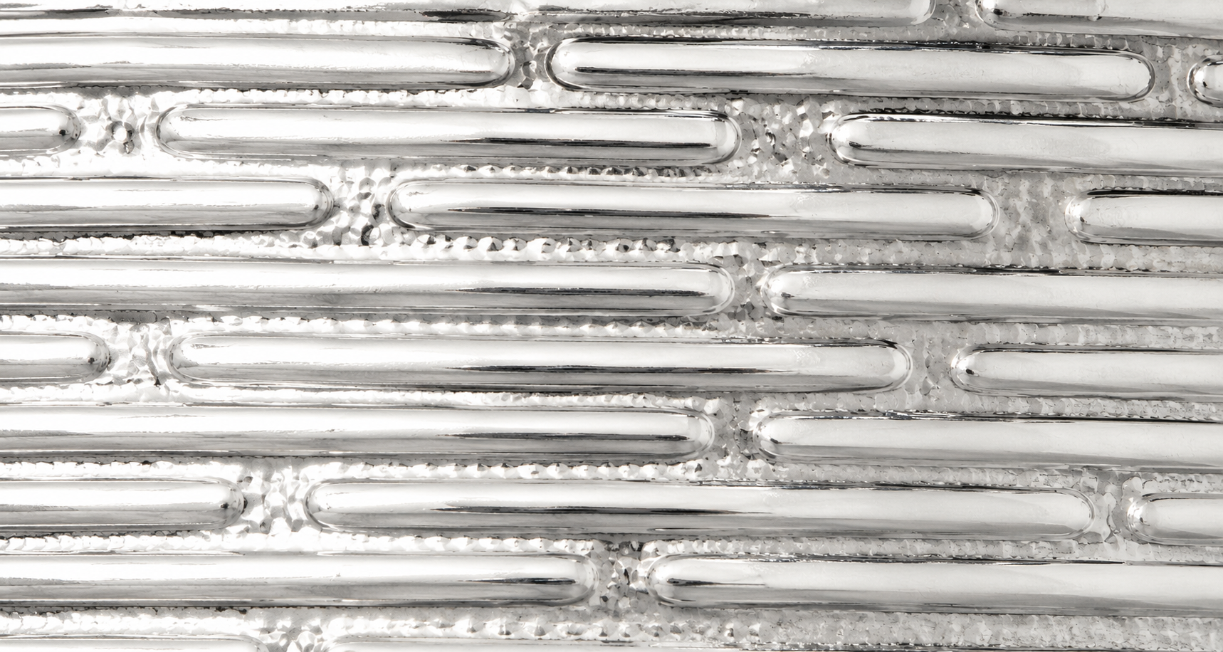 silver dipped kiddush cup with stripes pattern by hadad bros