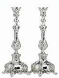 Shabbat Candlesticks- Ben Shimon Hammered Pattern