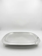 silver serving tray