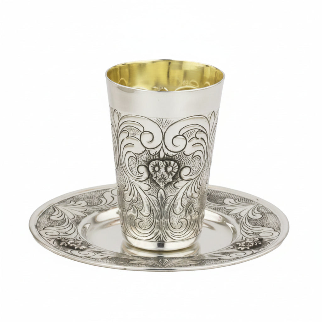 kiddush set - silver dipped kiddush sets by hadad bros