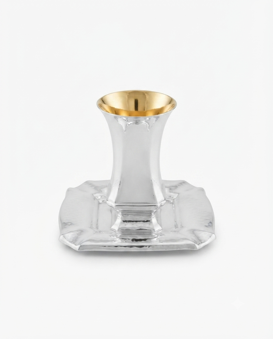 sterling silver 925 kiddush set for shabbat by hadad bros