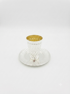 silver dipped kiddush cup pfor shabbat by hadad bros silverware