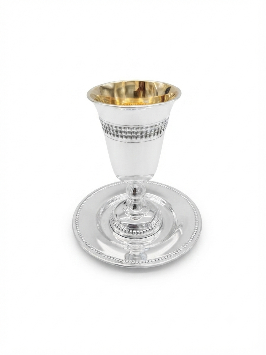sterling silver 925 kiddush set for shabbat by hadad bros