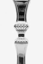 silver dipped shabbat candlesticks by hadad bros