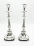 Pair of silver 925 candlesticks with decorative patterns by hadad bros