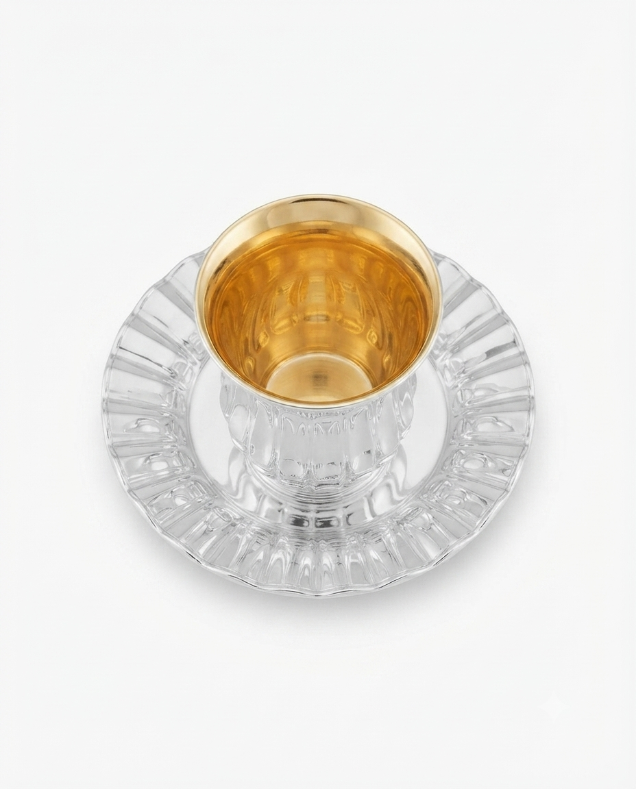 Silver 925 Shabbat Kiddush Set - Hallel