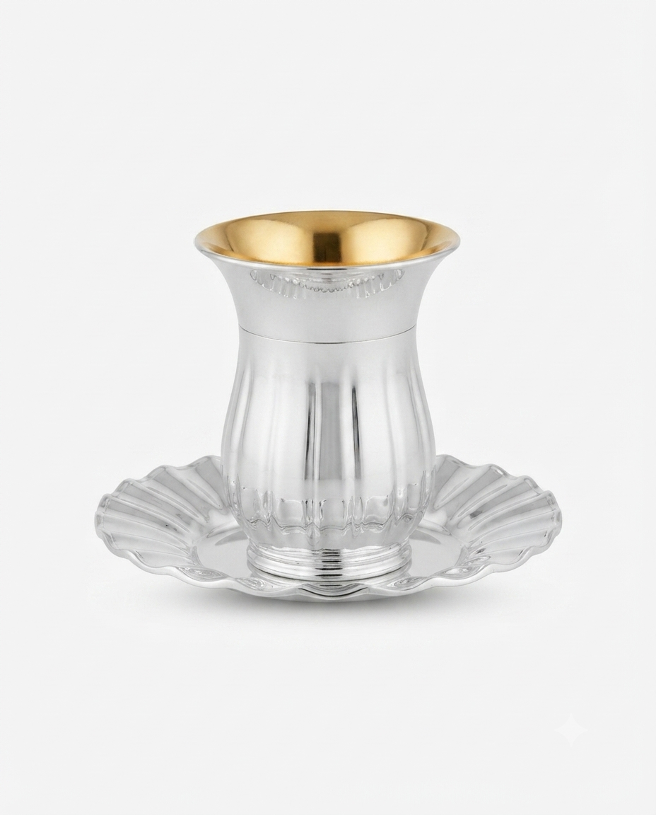Silver 925 Shabbat Kiddush Set - Hallel