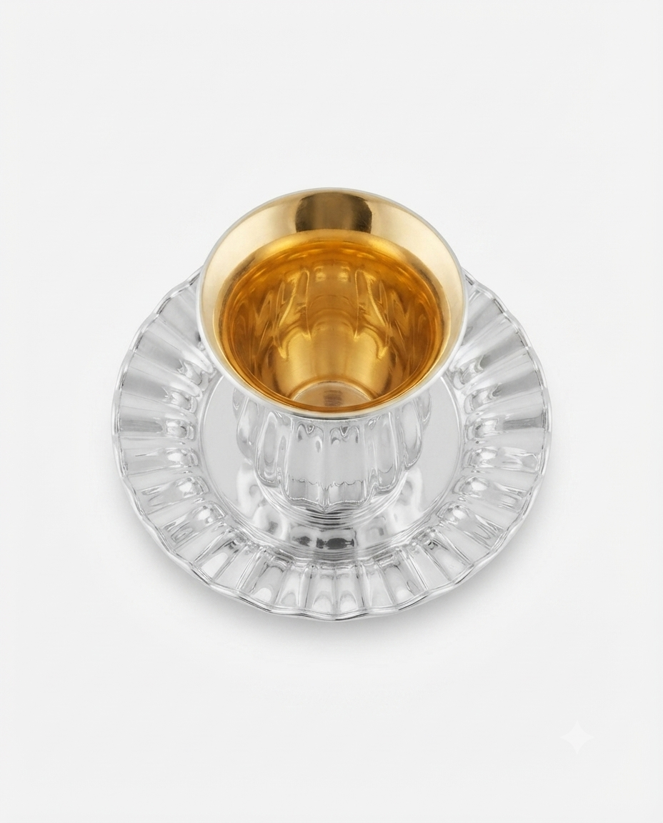 Silver 925 Shabbat Kiddush Set - Hallel