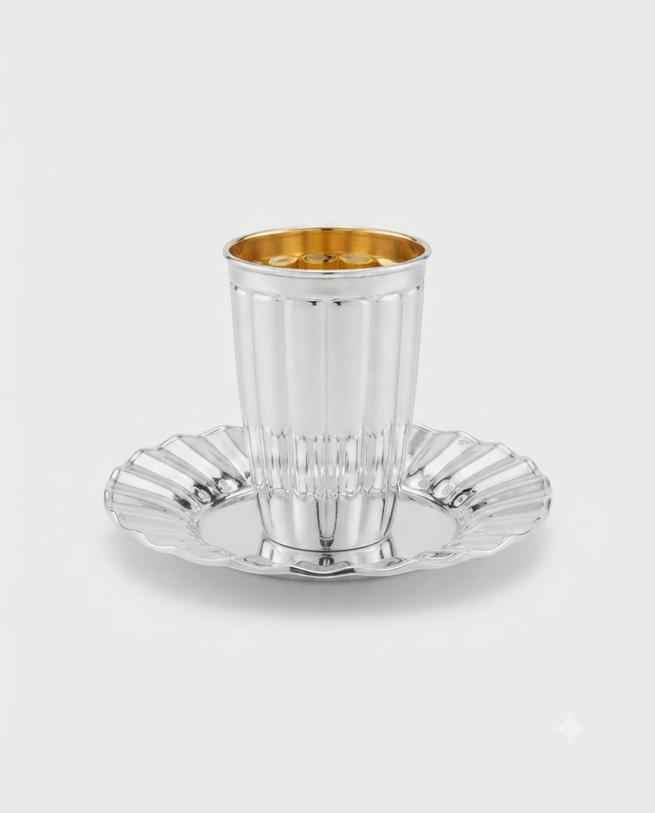pure silver 925 kiddush set for shabbat by hadad bros