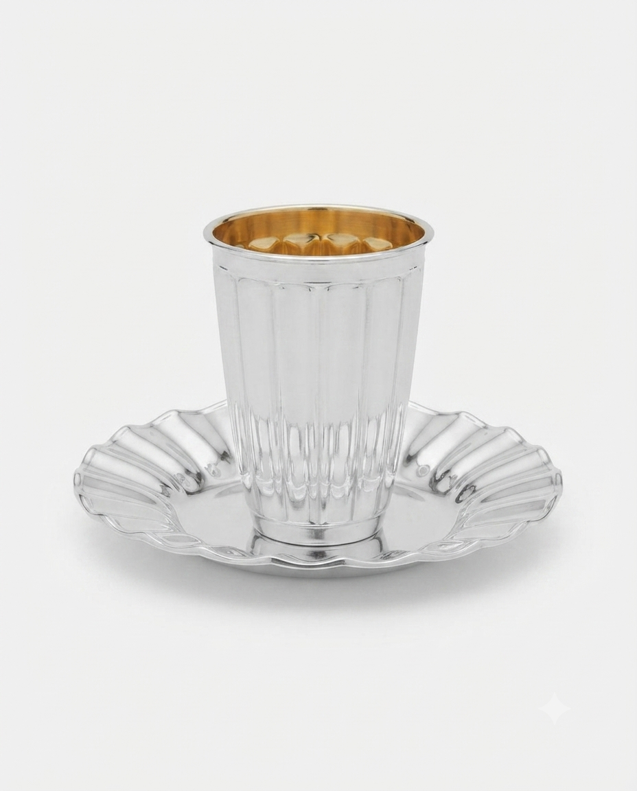 pure silver 925 kiddush set for shabbat by hadad bros