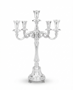 pure silver 925 candelabra for shabbat candles by hadad bros