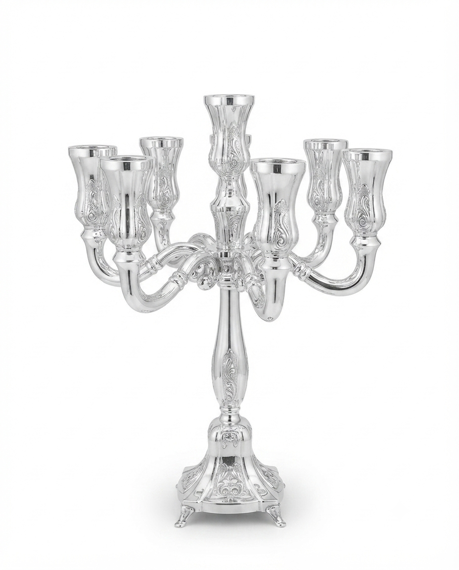 pure silver 925 candelabra for shabbat by hadad bros silverware
