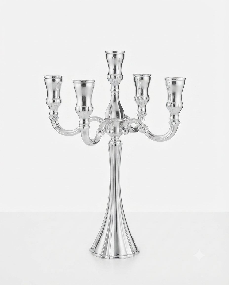 Silver Dipped 8-Branch 'Clil' Candelabra