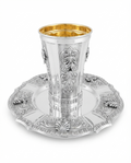 sterling silver 925 kiddush set for shabbat by hadad bros