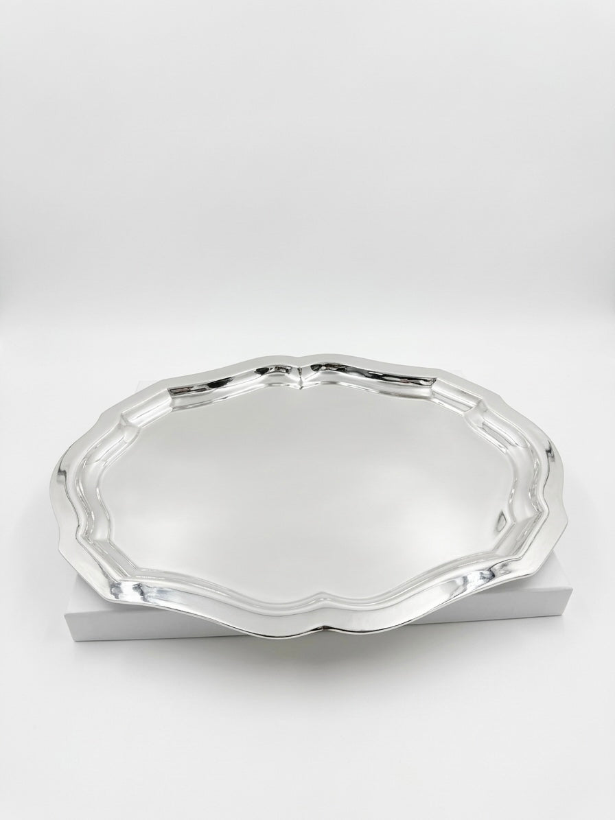 Silver tray by hadad bros
