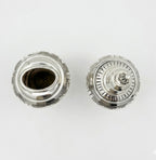 Havdala set with intricate designs on a white background