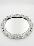 Large Silver Tray – Lugano Hammered Design